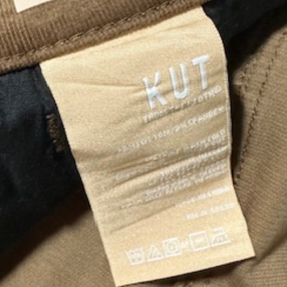 KUT fine wale corduroy, "baby bootleg" pants - Picture 6 of 7